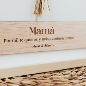Cuadro Flores Preservadas Mamá Personalizado - Imagen 3