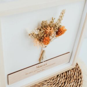 Cuadro Flores Preservadas Mamá Personalizado - Imagen 6