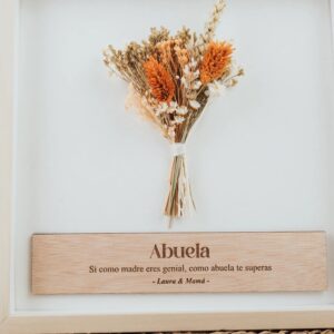 Cuadro Flor Preservada Personalizado para Abuela - Día de la Madre - Imagen 5