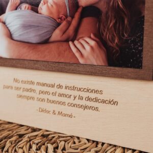 Marco de Fotos Personalizado 'Hasta el Fin del Mundo Papá' - Imagen 5