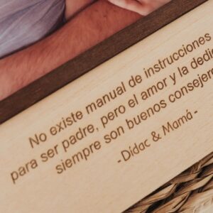 Marco de Fotos Personalizado 'Hasta el Fin del Mundo Papá' - Imagen 8