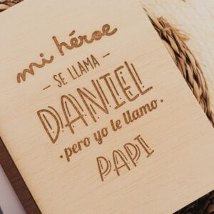 Marco Fotos Personalizado "Mi Héroe es Papá" con Foto - Imagen 7
