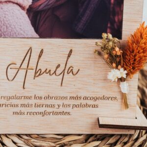 Portafotos Vintage Personalizado para Abuela con Foto Polaroid - Imagen 5