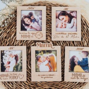 Portafotos Mini Imán Personalizado «Super Mamá»