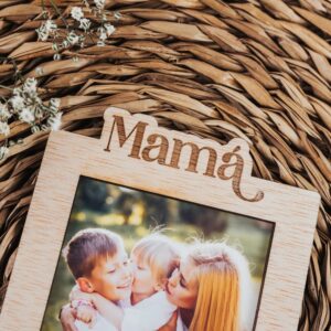 Portafotos Mini Imán Personalizado "Super Mamá" - Imagen 5