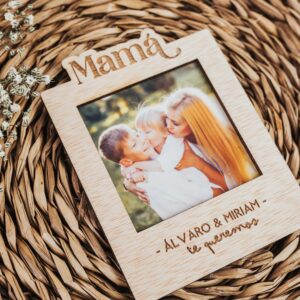 Portafotos Mini Imán Personalizado "Super Mamá" - Imagen 6