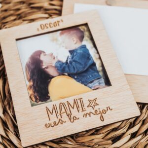 Portafotos Mini Imán Personalizado "Super Mamá" - Imagen 8
