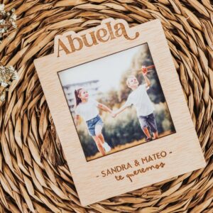 Portafotos Imán Personalizado «Super Abuela»