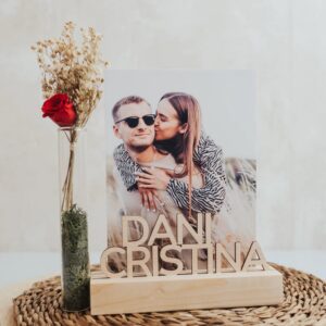Portafotos Personalizado con Nombres Sant Jordi