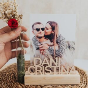 Portafotos Personalizado con Nombres Sant Jordi - Imagen 5