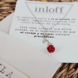 Collar Plata Rosa Eterna Sant Jordi Personalizado - Imagen 6