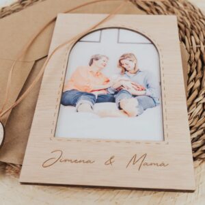 Tarjeta Mensaje Grabada con Foto Personalizada "Abuela" - Imagen 3