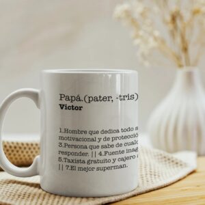 Taza Personalizada "Definición de Papá" con Nombre - Imagen 4