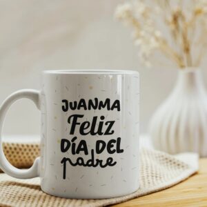 Taza Personalizada Día del Padre con Foto y Nombre - Imagen 4