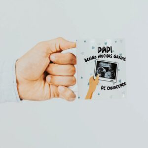 Taza Personalizada Futuro Papá con Ecografía - Imagen 3