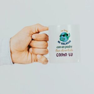 Taza Personalizada Día del Padre "Mejor Papá del Planeta" - Imagen 3