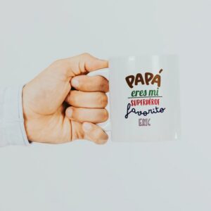 Taza Personalizada Papá Superhéroe - Imagen 3