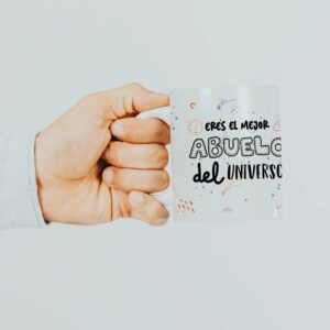 Taza Personalizada "Mejor Abuelo del Universo" con Foto y Nombre - Imagen 3