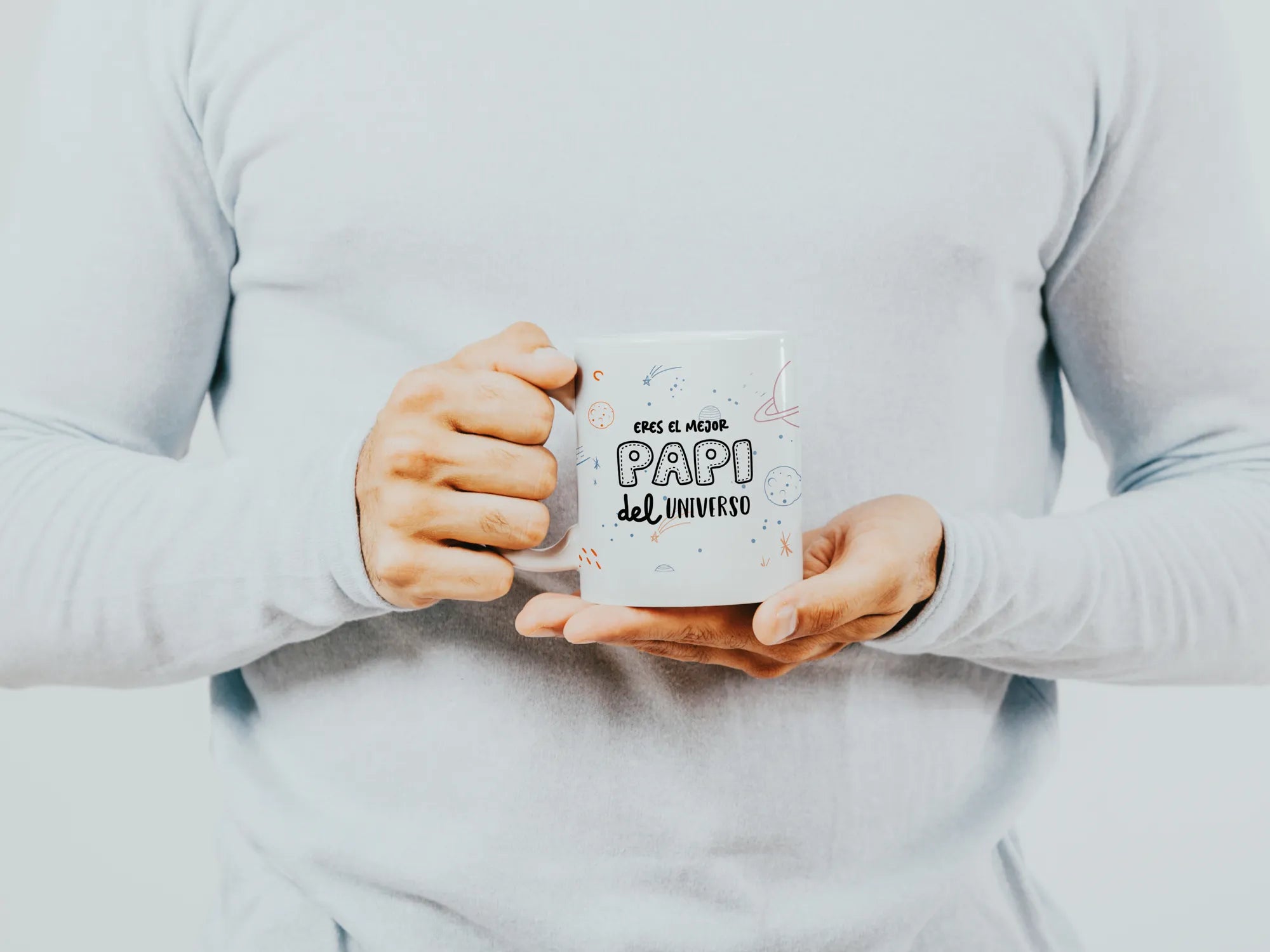 Taza Personalizada "Mejor Papá del Universo" con Foto y Nombre - Imagen 2