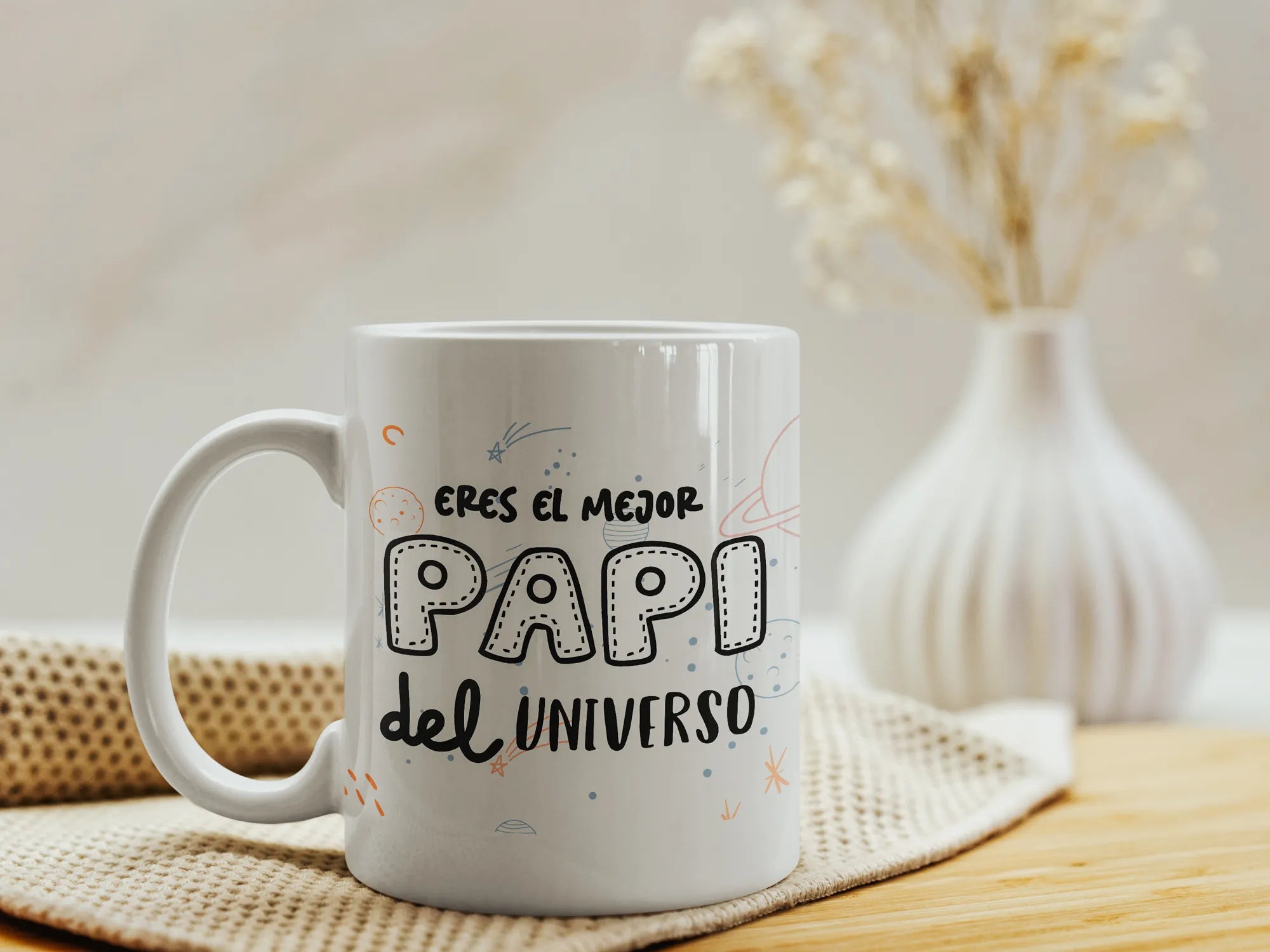 Taza Personalizada "Mejor Papá del Universo" con Foto y Nombre - Imagen 4