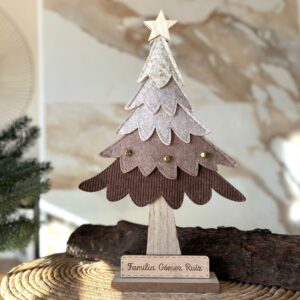 Árbol de Navidad Nordic Felt Personalizado