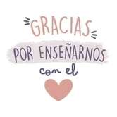 Gracias de corazón rosa